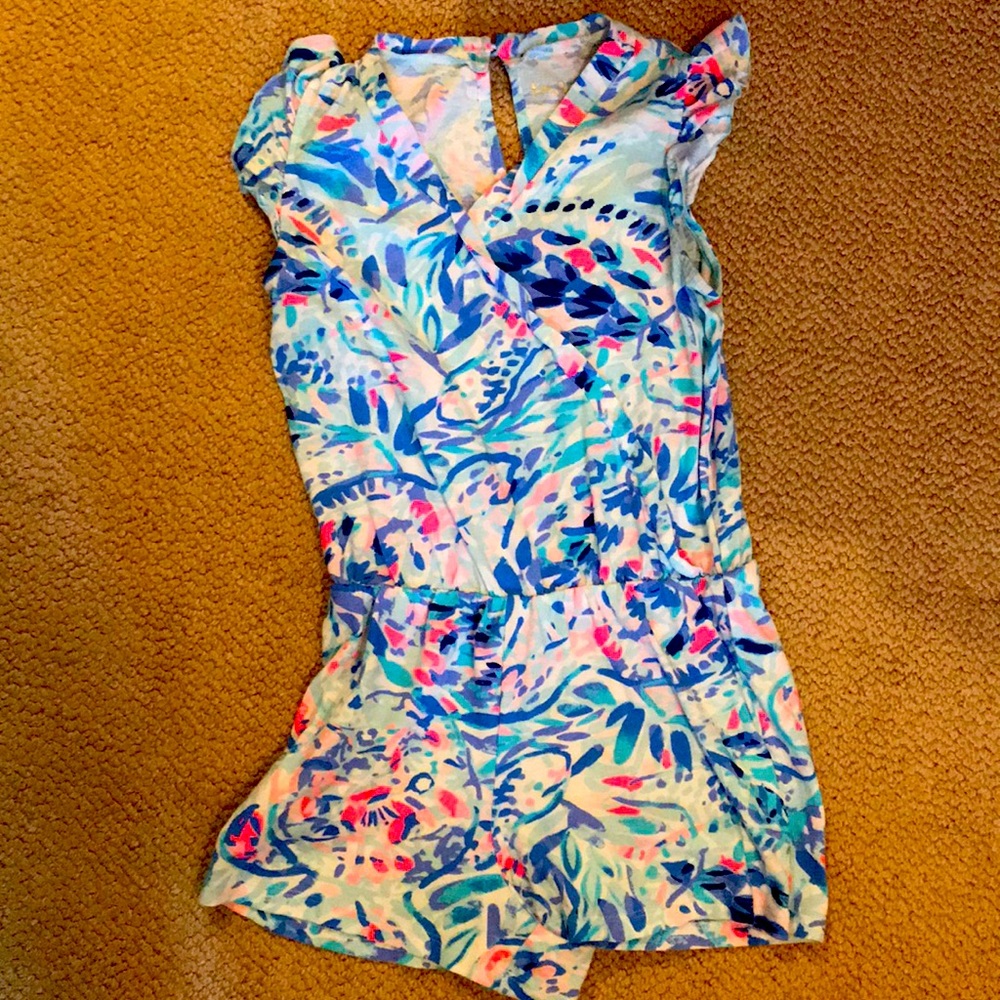 Girls Lily Pulitzer Romper. Gently-used.